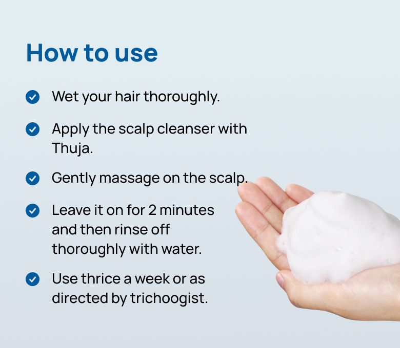 Arnica Scalp Cleanser with Thuja For Dandruff Shampoo 