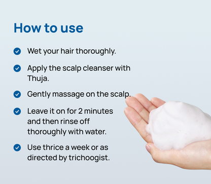 Arnica Scalp Cleanser with Thuja For Dandruff Shampoo 