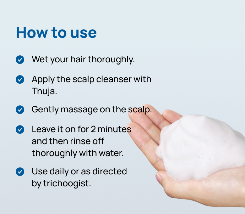 Scalp Cleanser with Saw Palmetto | Anti-Hair Fall Shampoo