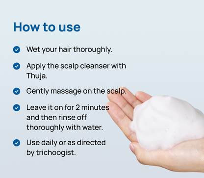 Scalp Cleanser with Saw Palmetto | Anti-Hair Fall Shampoo